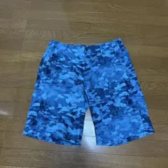 underarmour青系迷彩柄ショートパンツ