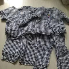 半袖長袖パジャマセット 100cm 男の子　ガーゼ生地