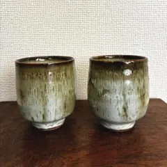 739 民芸 民陶 唐津焼 中里隆 粉引 瓜型湯呑み 2点組 美品 739 民芸 民陶 唐津焼 中里隆 粉引 瓜型湯呑み 2点組 美品 - メルカリ