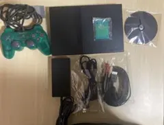 動作品 プレステ2 本体 SCPH-70000 CB 専用スタンド+Mカード