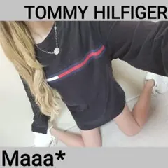 ゆるだぼかわいい♡ TOMMY HILFIGER　定番　激かわ♡　ロンT　古着