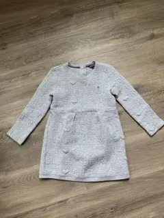 TOMMY HILFIGER グレー 長袖ドレス 120