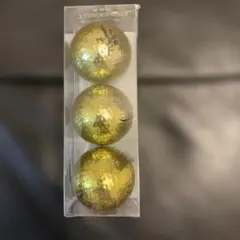 【新品未使用】飛衛門 【金色】ゴルフボール　 3個セット　 ゴールド 公認球
