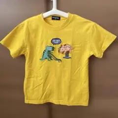 klädskap イエロー 恐竜Tシャツ 120