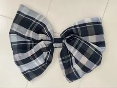 INSTANT LAND チェック柄リボンバレッタ（SIIILON派生ブランド）
