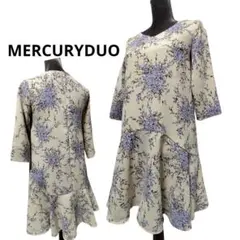 春ワンピ✦ ⋆ ࣪.花柄フレアー★MERCURYDUO☆マーキュリーデュオ