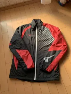 Mizuno ピステ・ウィンドブレーカー 黒/赤