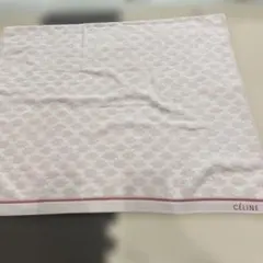 CÉLINE ロゴ入り バスタオル ピンク