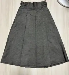 【美品】ジルスチュアート　ロングスカート　ツイード　グレー