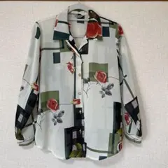 レディース　古着　オープンカラーシャツ new lookのサムネイル