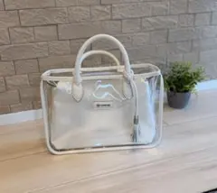 FOXEY フォクシー クリア PVC トート verre 極美品 - メルカリ