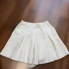 UNIQLO キッズ プリーツキュロット ホワイト 150