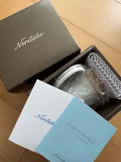 Noritake マグカップ 310cc ホワイト/ゴールド　ペア