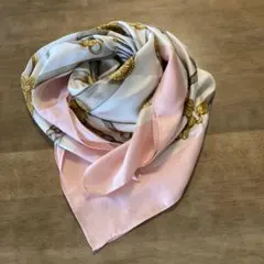 スカーフ　ピンク
