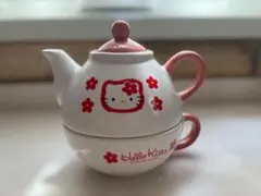 ハローキティ ティーフォーワン ティーポット カップ セット - メルカリ
