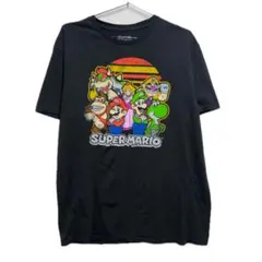 任天堂 スーパーマリオ キャラクター Tシャツ メンズL