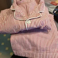 GU メンズパジャマ ストライプ 半袖