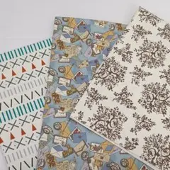 綿プリント3種類