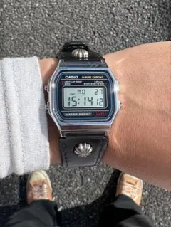 CASIO A168WEM-1. ヴィンテージシリーズ クロムエクセルレザー - メルカリ