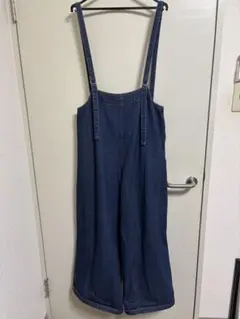 デニム　サロペット