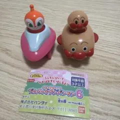 くるっとターン！プルバックアンパンマン6 アンパンマン　ドキンちゃん