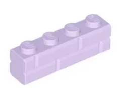 レゴ　15533　ブロック　1x4　レンガ　ラベンダー　30コ