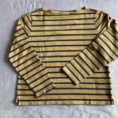 UNIQLO ボーダーボートネックT（長袖）　Lサイズ　カットソー