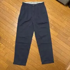 90s Polo Ralph Lauren ヘリンボーン スラックス ネイビー - メルカリ