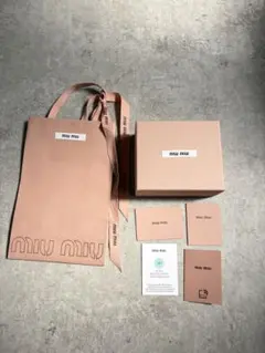 miu miu ギフトボックス セット空き箱＆ショッパー