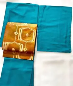 名古屋帯　幾何学模様