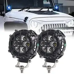 300W12V7インチ高輝度LEDライトオフロード4x4スポットライトジムニー他