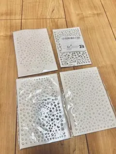 パールシール ストーンシール4シートセット ウェディング