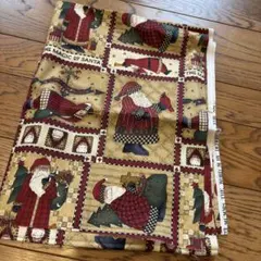 USコットン/DebbieMumm/サンタクロース/クリスマス柄/ヴィンテージ