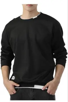 トレーナー メンズ パーカー トップス 長袖 秋服 プルオーバー クルーネック