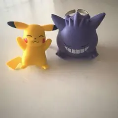 ポケモンピカチュウゲンガー指輪リングマスコット