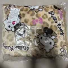 ハローキティ ヒョウ柄 ブランケット 70×100cm