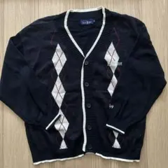 ALGY×East Boy コラボ アーガイル柄 カーディガン Mサイズ