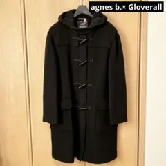 agnes b. ×Gloverall ダッフルコート　黒　サイズM