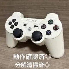 動作確認済◎プレステ3DUALSHOCK 3ワイヤレスコントローラー ホワイト