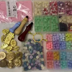 シーリングワックスとスタンプヘッドセット