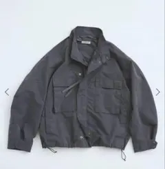 ダークグレー ジップアップジャケット