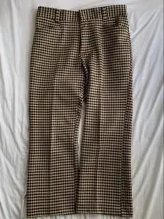 最終値下げ リーバイス panatela チェック フレア パンツ