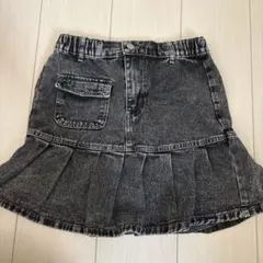 ケミカルウォッシュ デニムスカート プリーツのサムネイル