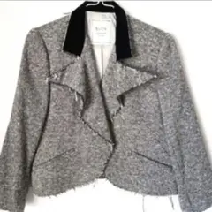 個性派に　ケイタマルヤマ　デザイン ジャケット　ツイード　ウール生地　ウール