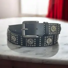 ウエスタンベルト スタッズ リベット アメカジ ベルト y2k wb56-b