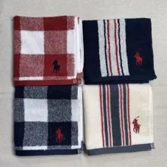 ラルフローレンハンドタオル 4枚セット Cセット