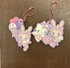 メゾピアノ　ハローキティ　カプセルラバーマスコット