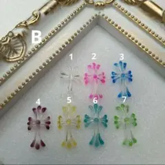 ネイルパーツ✵クロスパーツ✵クロムパーツ✵3dパーツ