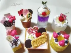 更に最終値下リアルサイズスイーツ大量セット　食品サンプルメモスタンド