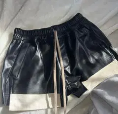 リックオウエンス レザーパンツ ブラック S